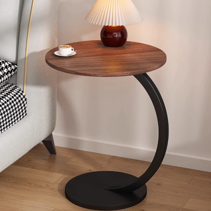 Unique Table Accessories - 小さな丸いコーヒーテーブル デザイナーの美的センス 独特な安価なシンプルなアクセサリー サイドテーブル スタンド式 ディナーテーブル