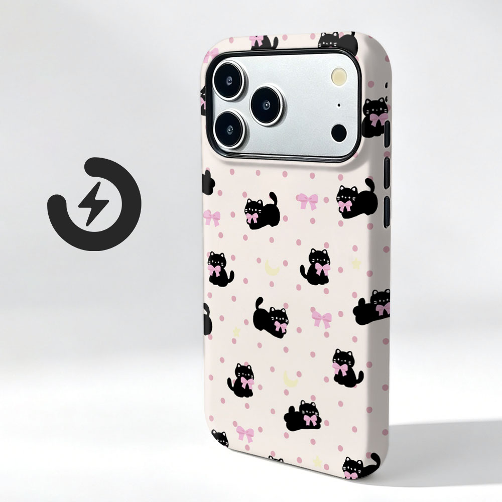 Vivo X200 - かわいい猫柄マグネット式携帯ケース Vivo X100 X200 X300 X90
