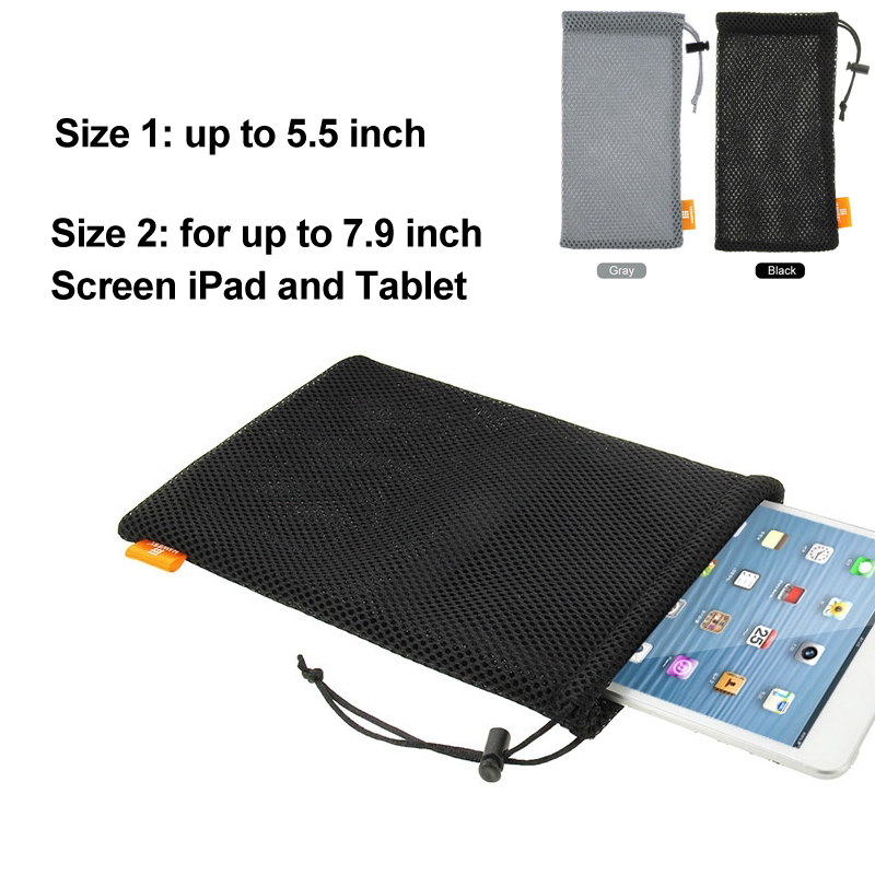 Tablet Phone Accessories - HAWEEL スマートフォン用ポーチバッグ／モバイルバッテリーおよびその他のアクセサリー用。対応サイズは、5.5インチまでのスマートフォン、7.9インチまでの画面サイズのiPadやタブレット。