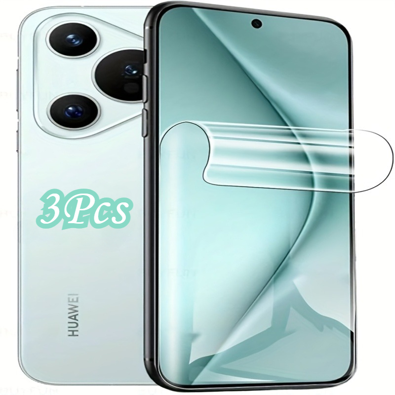 Huawei Mate 60 - 3 個スクリーンプロテクターヒドロゲルフィルム Huawei 社メイト 70 プロ