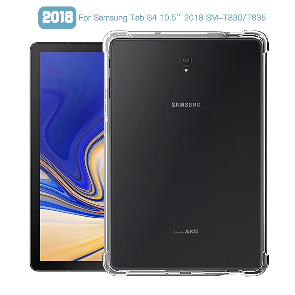 Getac Tablet Accessories - サムスンギャラクシータブs4,SM-T830,t835,t837a,10.5インチ,2018用の耐衝撃性ソフトTPUシリコン保護ケース