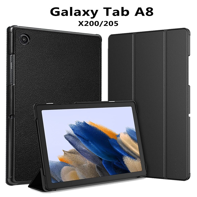 Getac Tablet Accessories - タブレットケースサムスンギャラクシータブ A8 2021 磁気三つ折りスタンドカバー Funda サムスンタブ