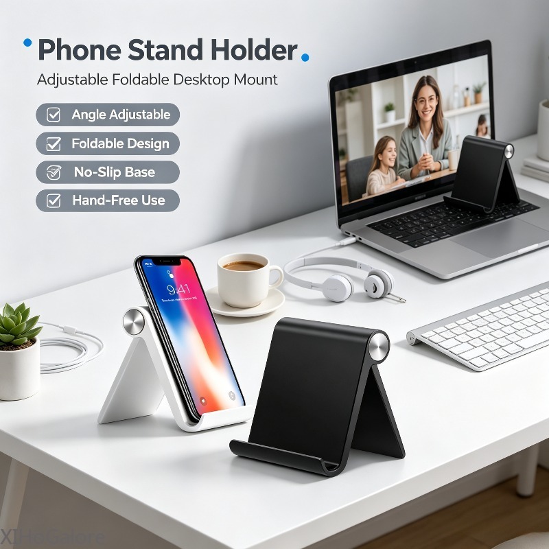 多角度調整可能折りたたみ式携帯電話スタンド、デスクトップ用ユ - Tablet Stand Adjustable のレビューと価格