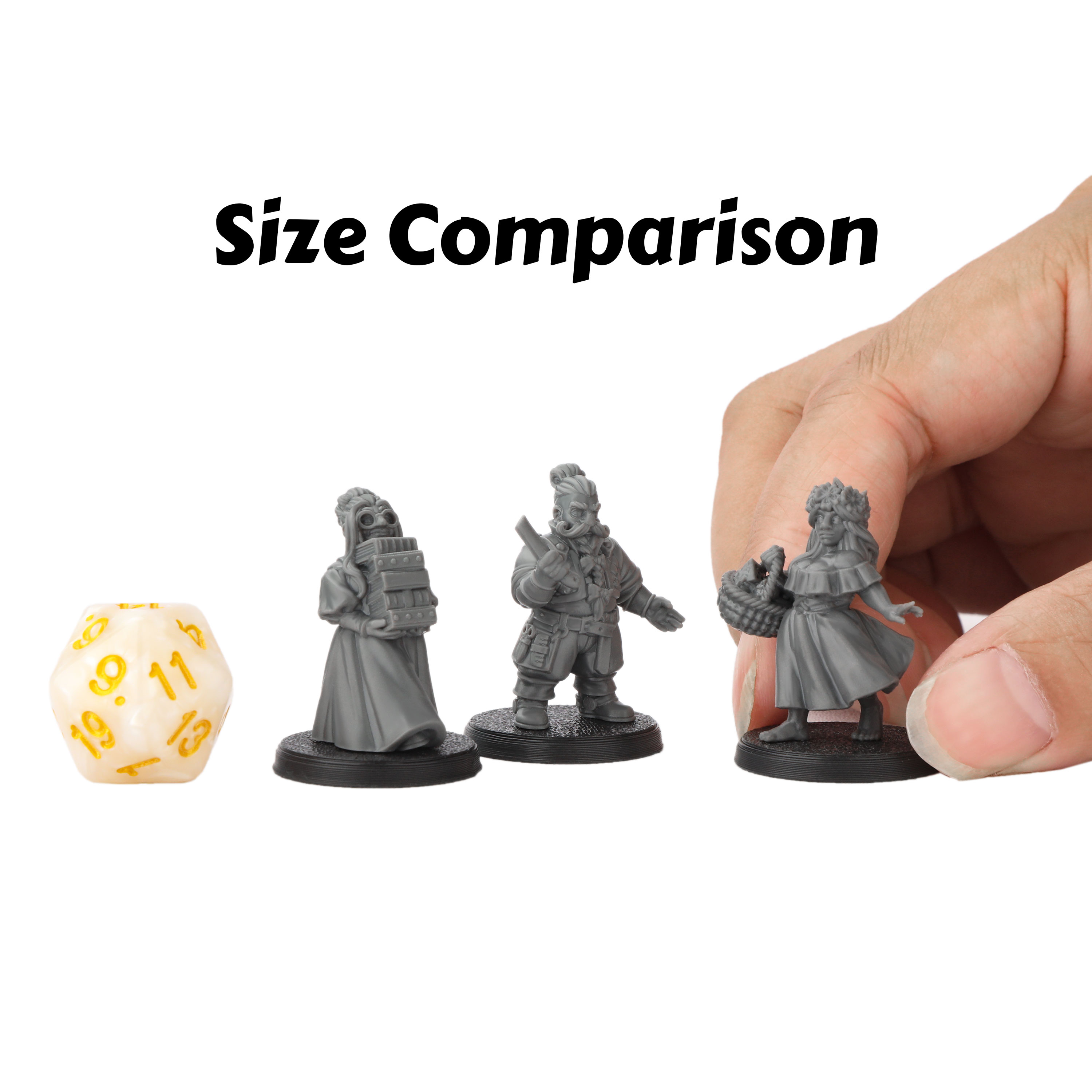 3個入り RPG ドワーフ シチズン ミニチュア - ロール - Tablet Drawing Accessories のレビューと価格