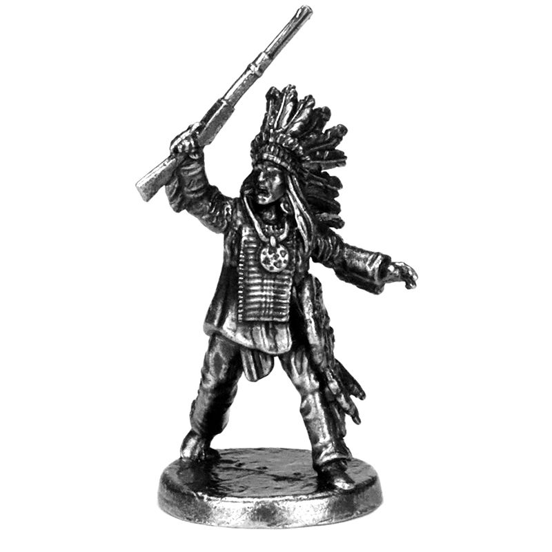 ヴィンテージ風ワイルドウェスト戦士ミニメタルカウボーイフィギ - Unique Table Accessories のレビューと価格