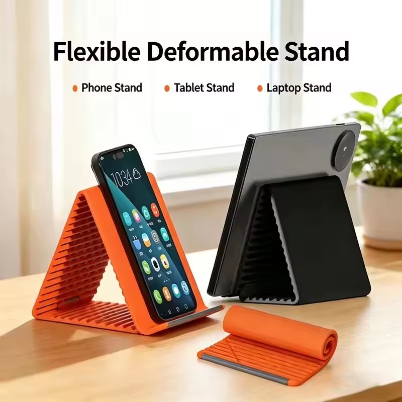 怠惰な携帯電話スタンド シリコン製デスクトップタブレット/ノ - Tablet Phone Accessories のレビューと価格